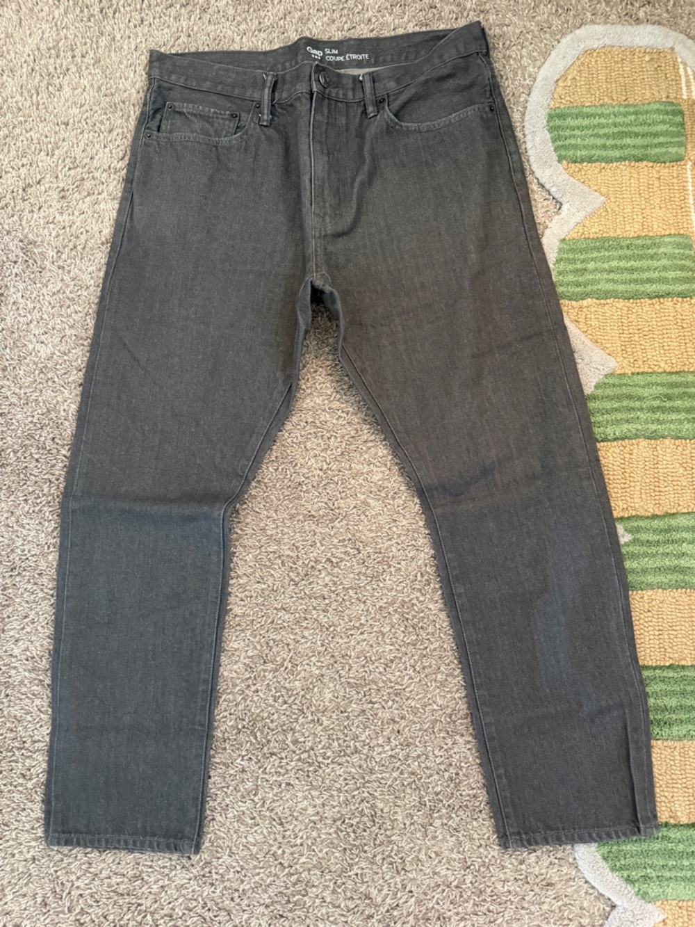 Gap Slim Coupe Etroite Grey Jeans 36x30